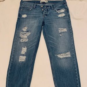 Abercrombie & Fitch Boyfriend Straight Jeans